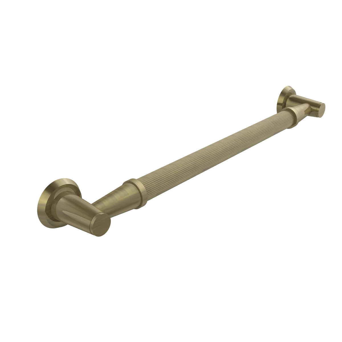 36 inch Reeded Grab Bar, Antique Brass L9661