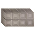 Argent Silver 2ft x 4ft Glue Up Ceiling Tile (5 Pack) A661763