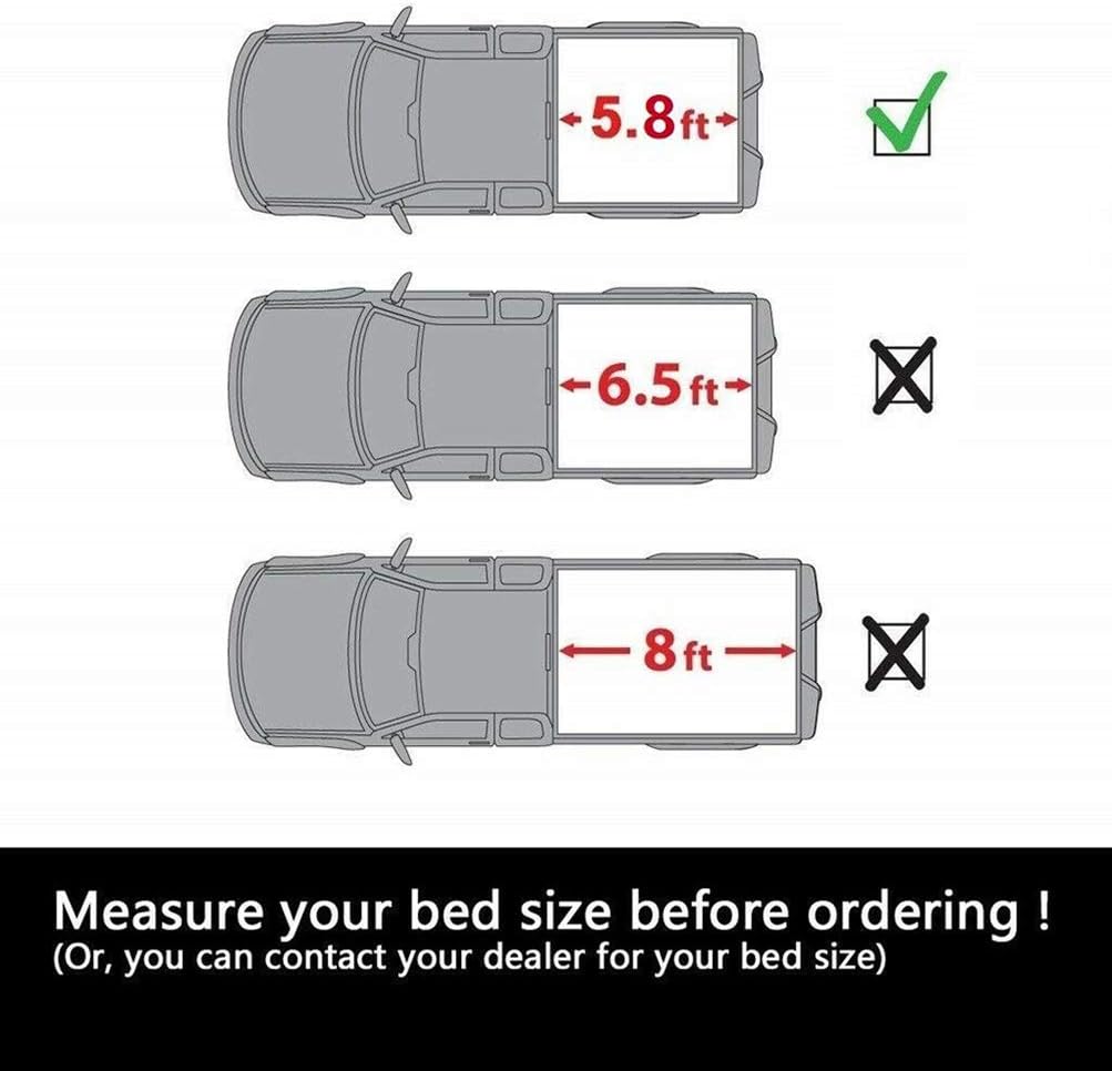 Soft Folding Truck Bed Tonneau Cover J211166