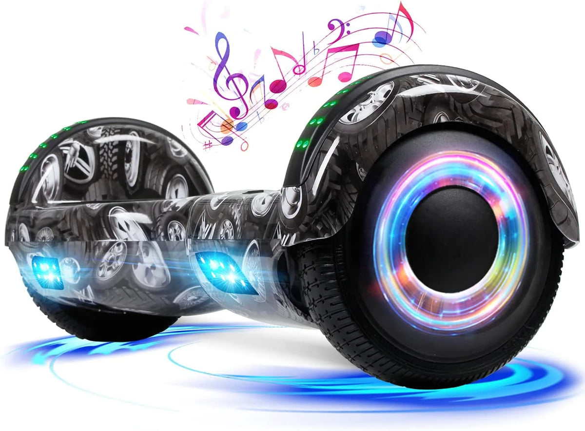 6.5inch Self Balancing Hoverboard with Bluetooth Speaker LED Lights S35415