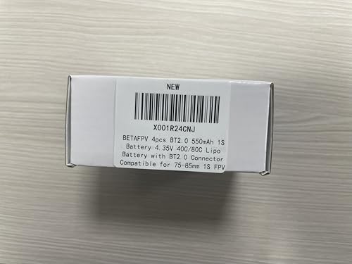 4pcs 550mAh 1S 3.8V Lipo Battery with BT2.0 Connector K93062