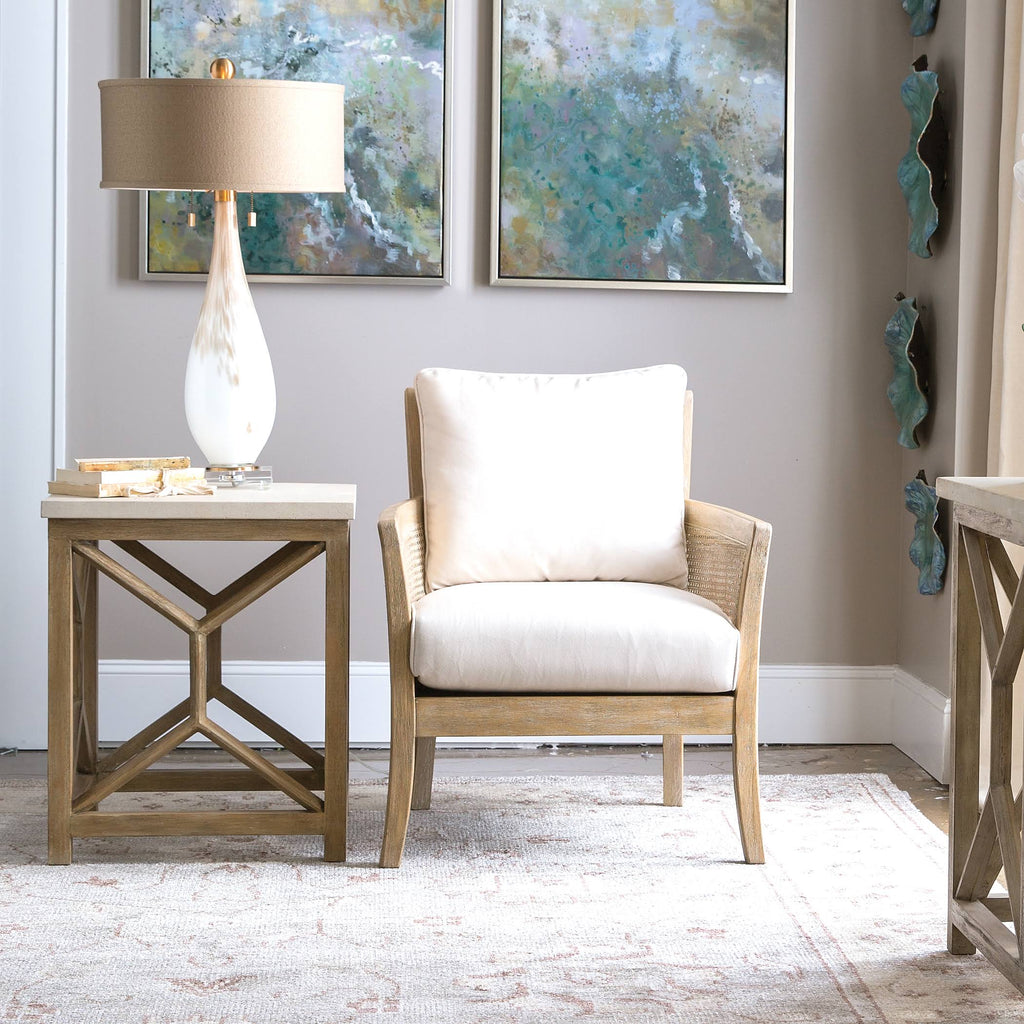 Stone End Table V8311