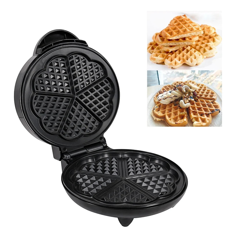 1000W Heart-Shaped Waffle Maker H860951