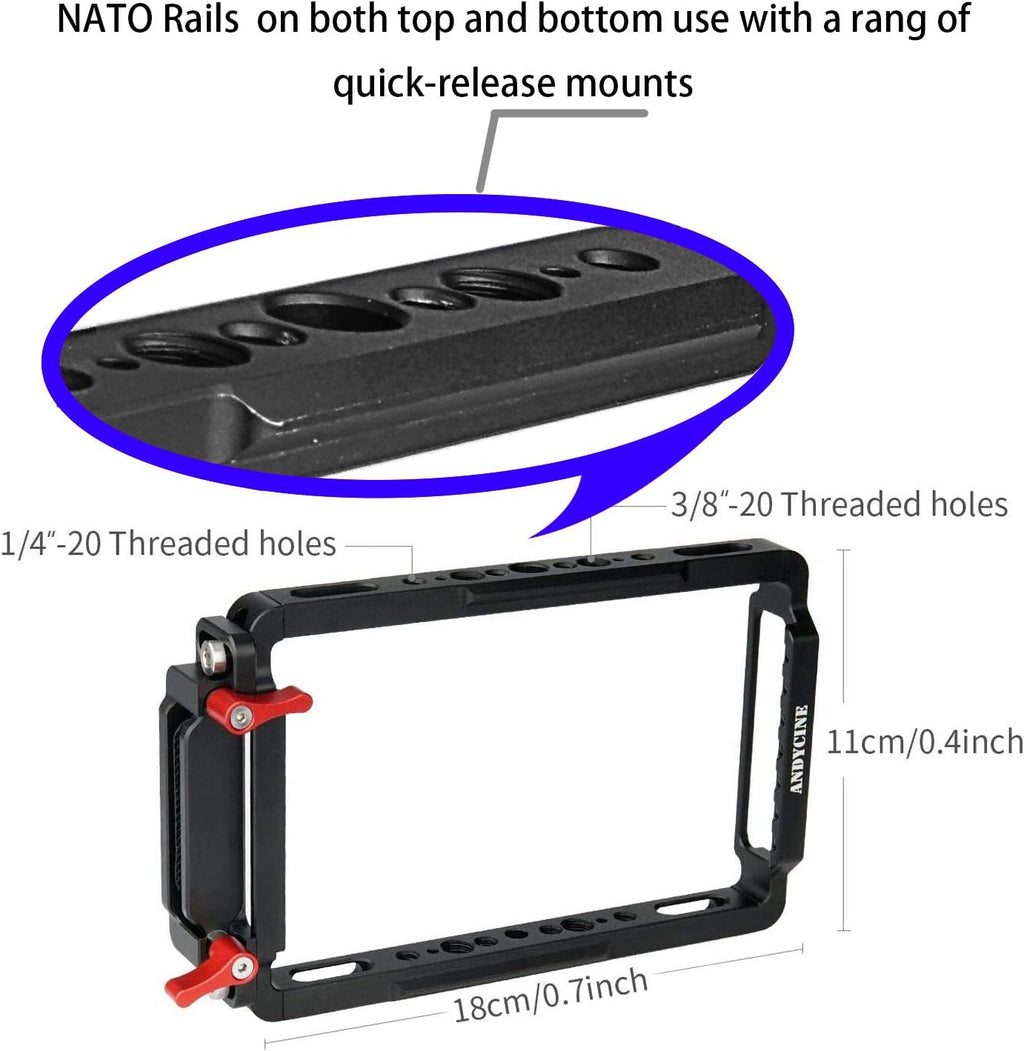Monitor Cage with Sunhood G241