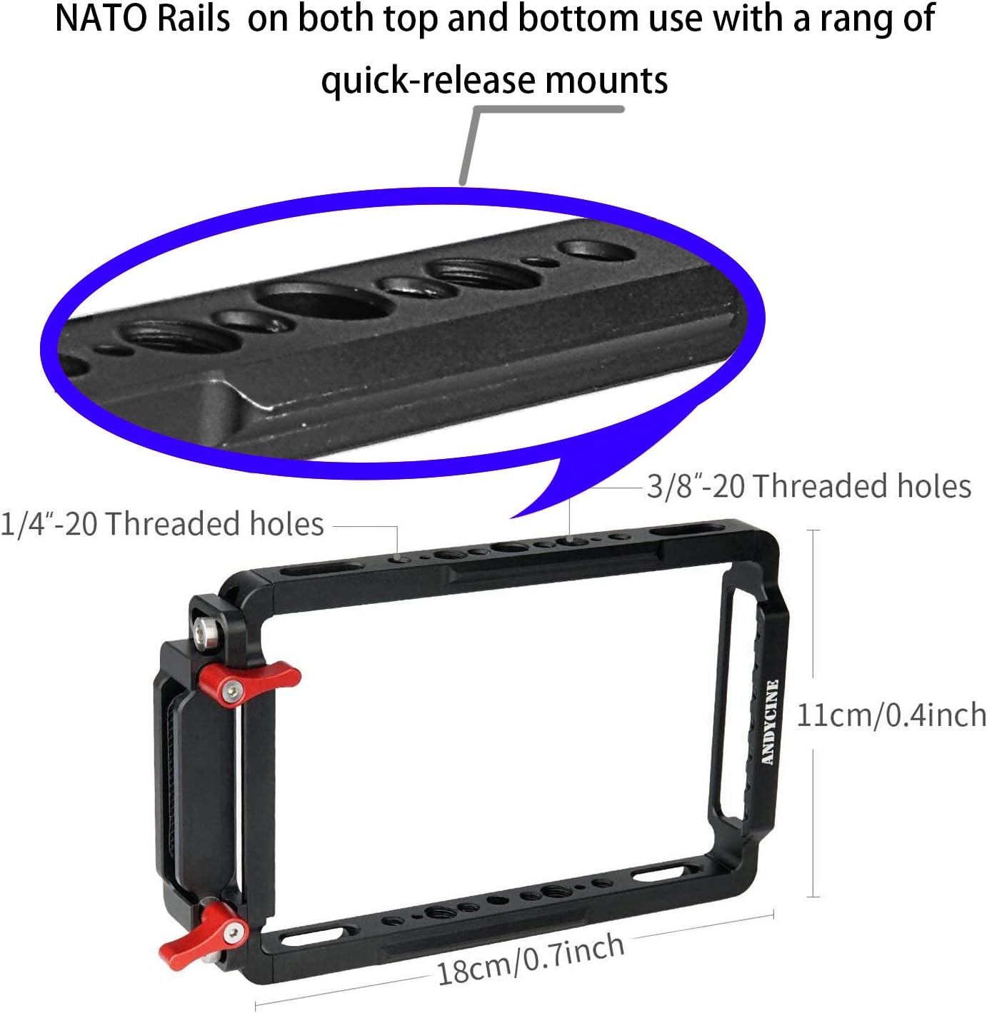 Monitor Cage with Sunhood G241