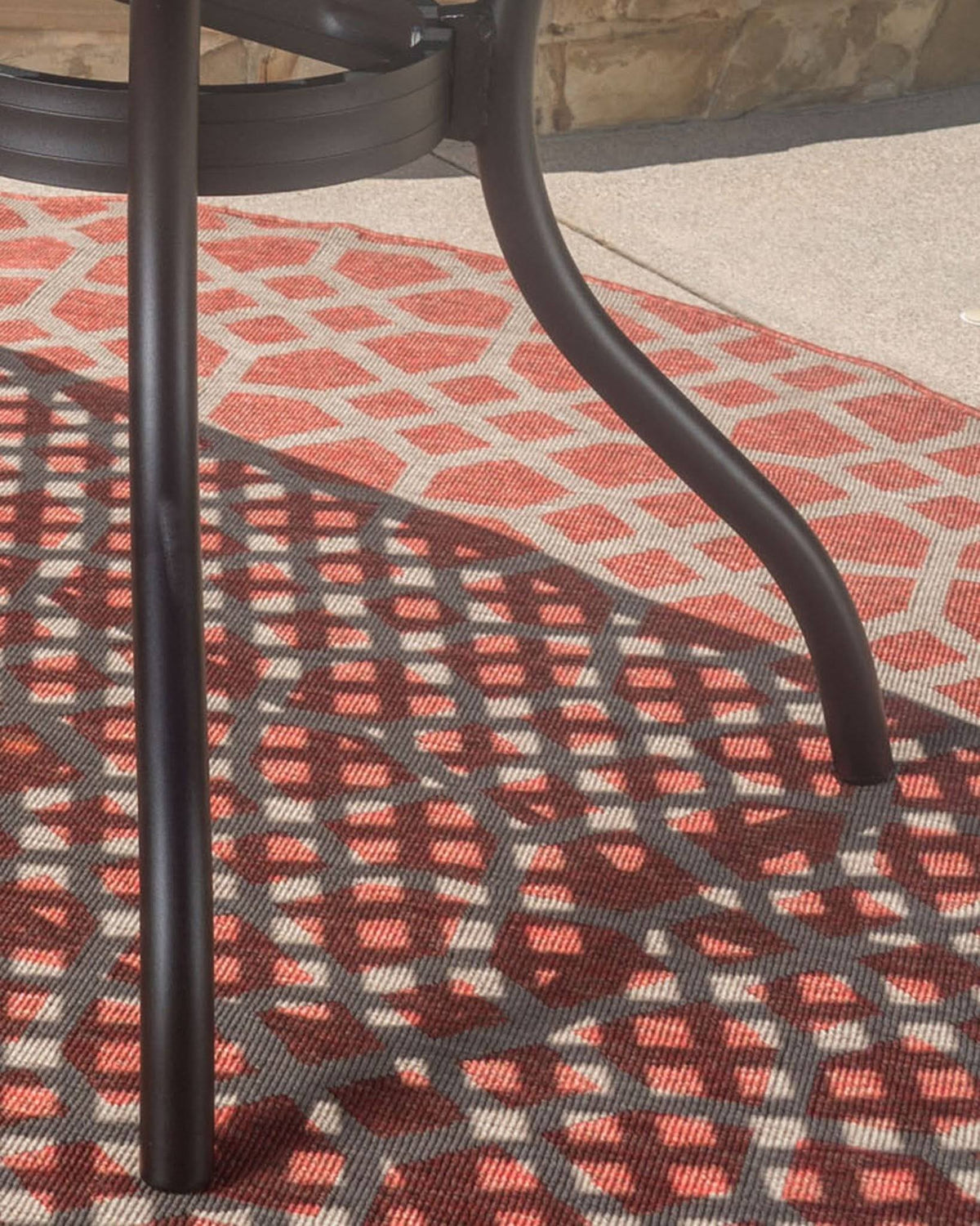 Black Sand Cast Aluminum Rectangle Table R232546
