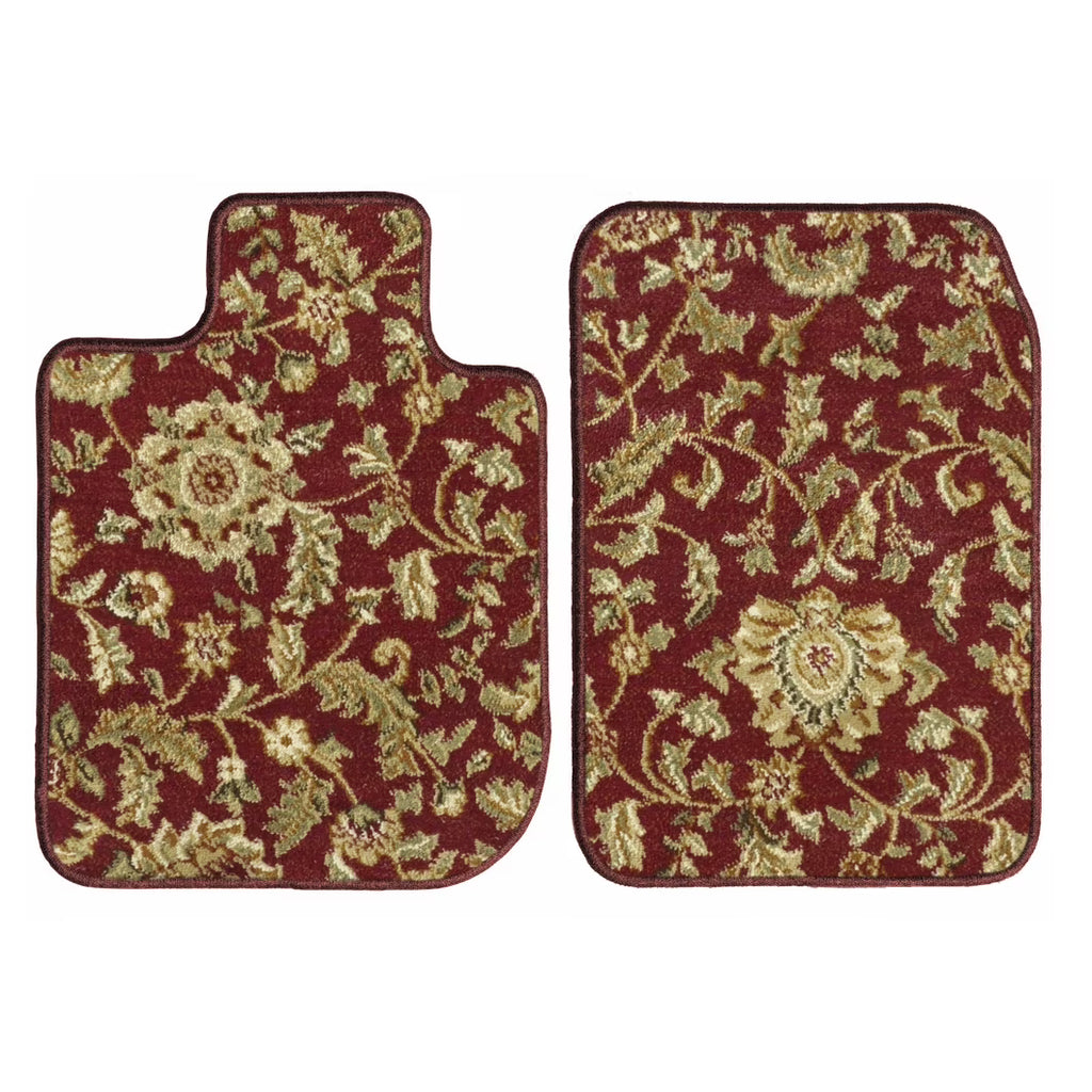 Red Oriental Car Mats for Tesla Model X 6 Passenger E964