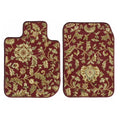 Red Oriental Car Mats for Tesla Model X 6 Passenger E964
