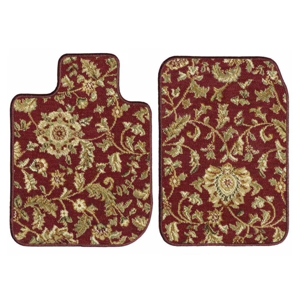 Red Oriental Car Mats for Tesla Model X 6 Passenger E964