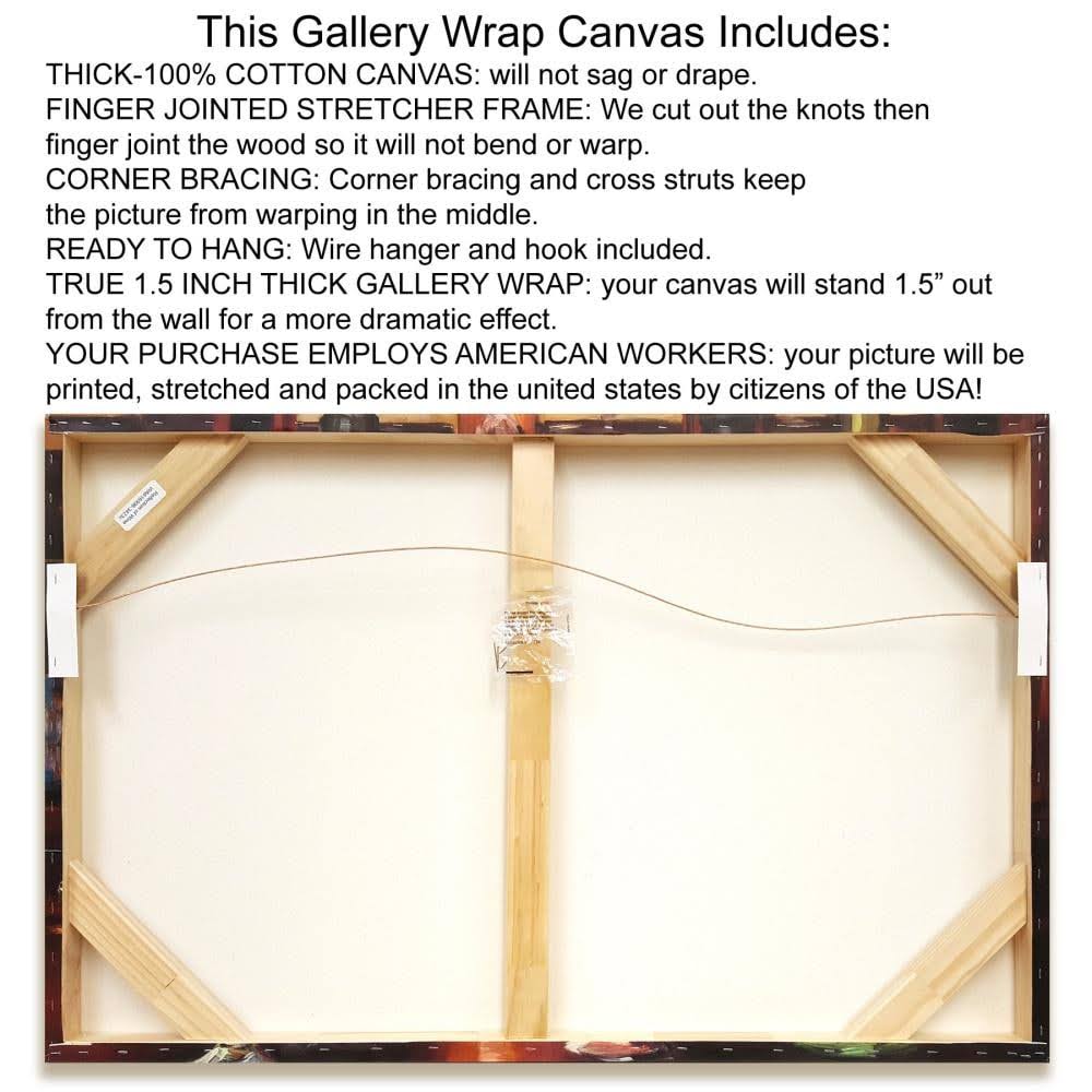 Fine Art Giclee Print on Wrap Canvas K639