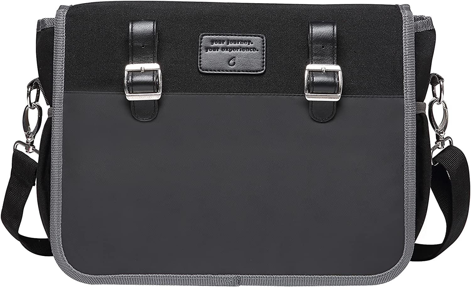 Black Waterproof Bicycle Pannier Bag with Shoulder Strap U53078