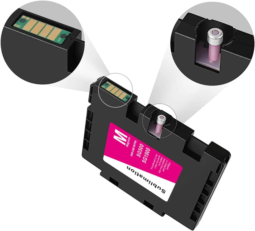 Sublimation Ink Cartridge 4-Pack Black Cyan Magenta Yellow E677