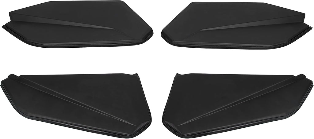 Lower Door Panel Insert with Metal Frame Black Pair L82757