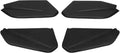 Lower Door Panel Insert with Metal Frame Black Pair L82757