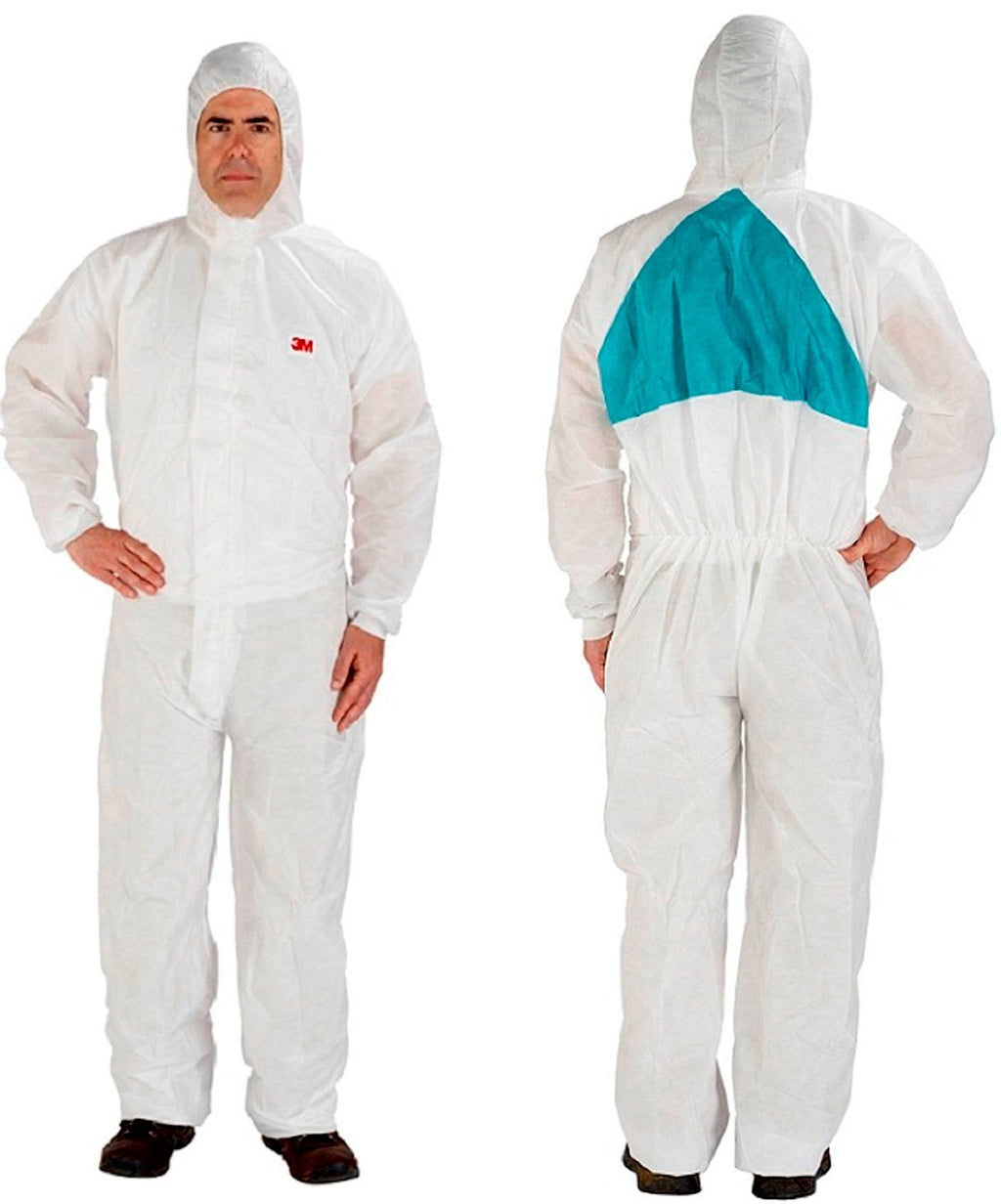 White Disposable Protective Coveralls, Large, 25/Carton V221963