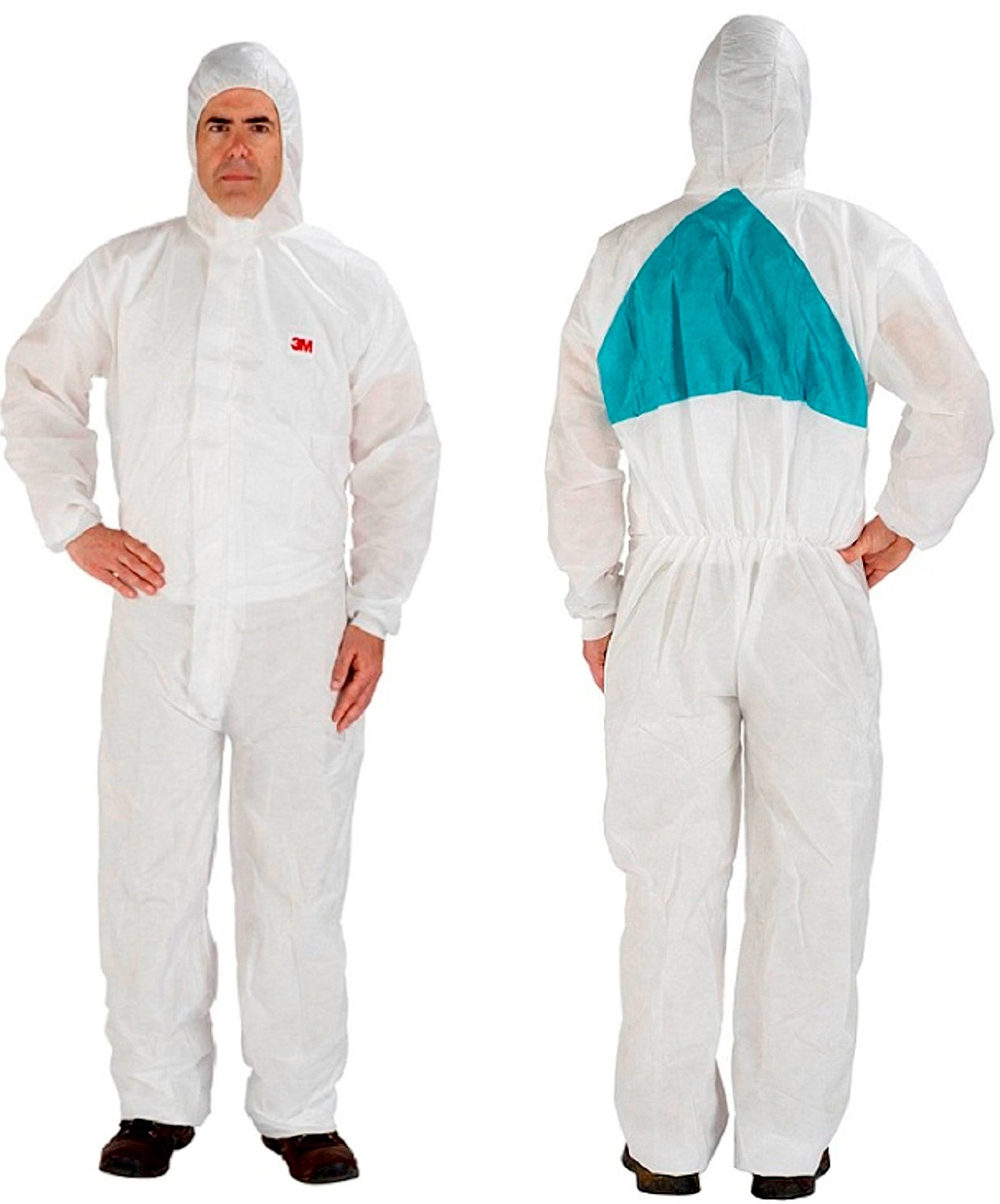 White Disposable Protective Coveralls, Large, 25/Carton V221963