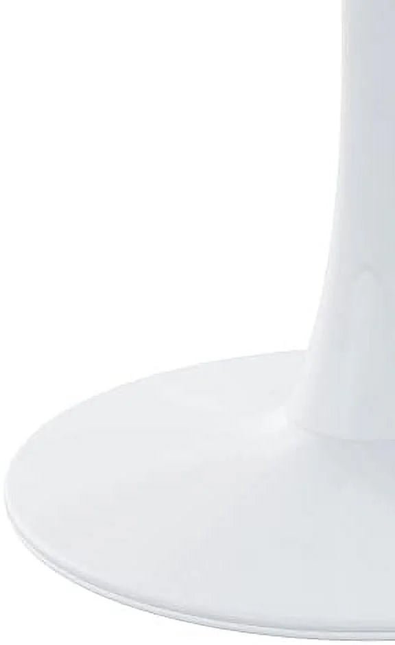 Round Dining Table with Marble Table Top Metal Base Pedestal Table V313873