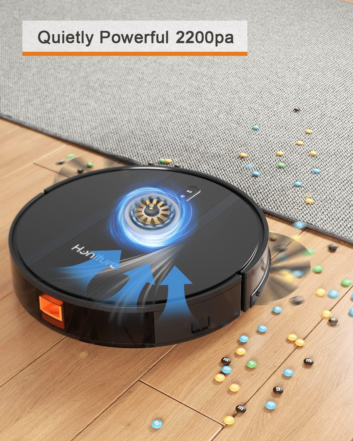 Robot Vacuum Cleaner with 2200Pa Suction C343