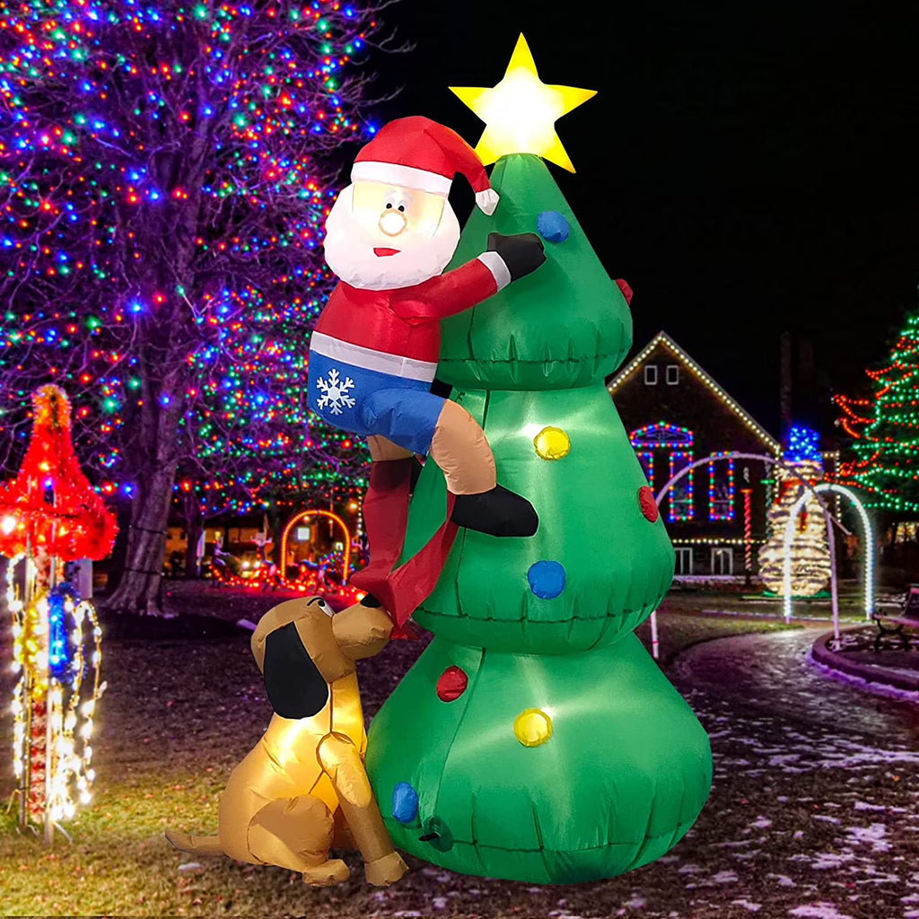 Inflatable Christmas Tree Decoration with LED Lights I2766