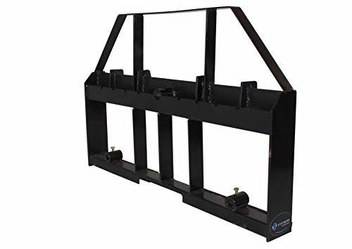 60x22 Skid Steer Pallet Fork Attachment 5500 lb Capacity Quick Tach W194685