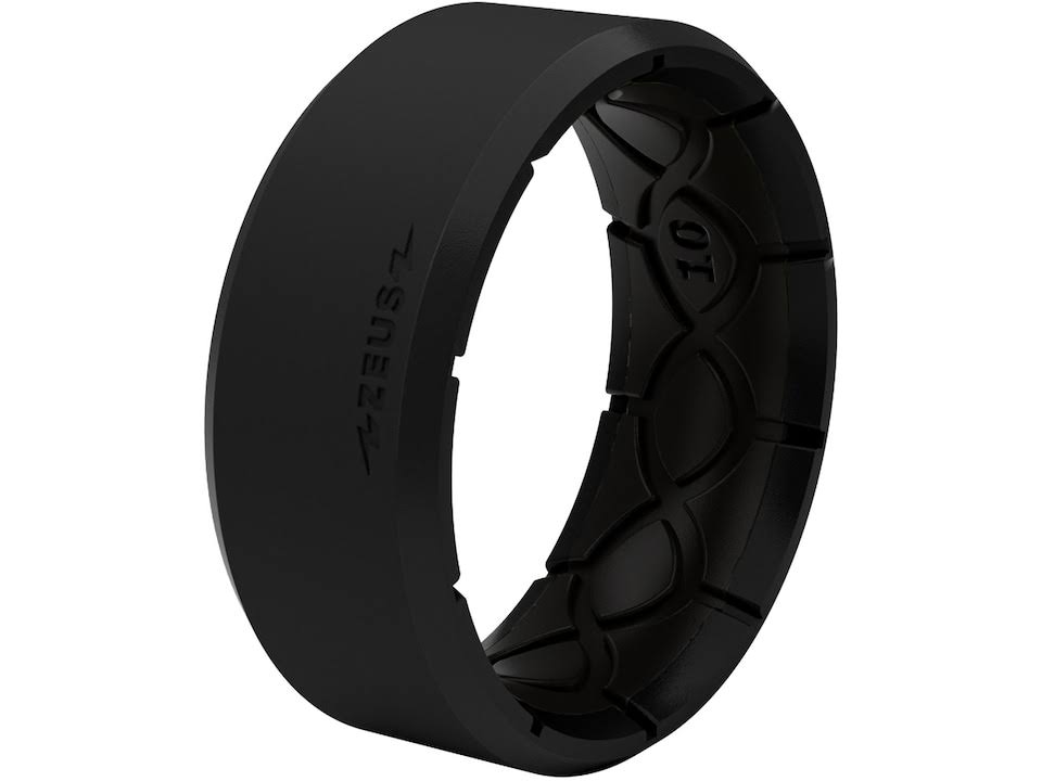 Black Silicone Ring J5816