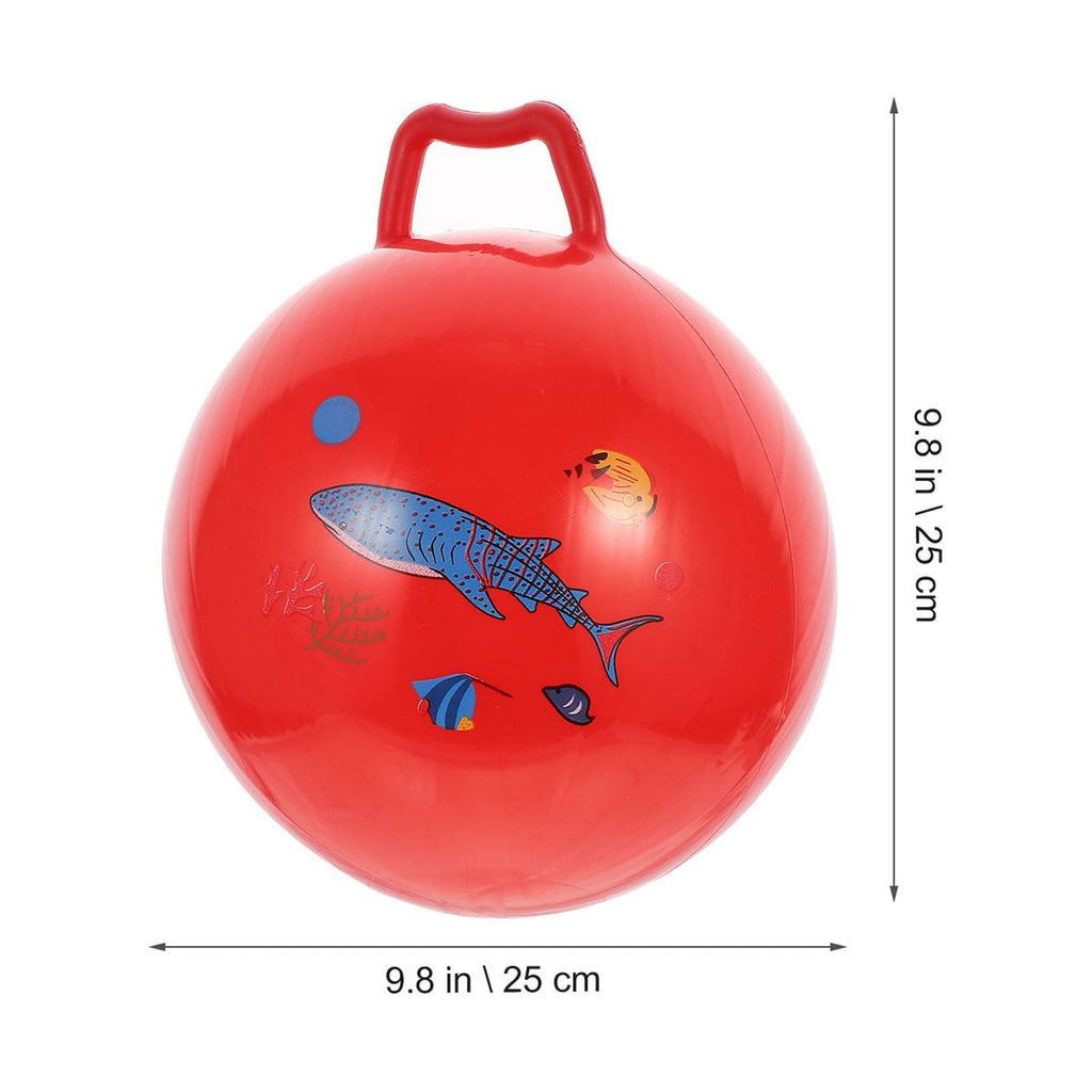 3Pcs Inflatable Hopper Balls with Handle F4248