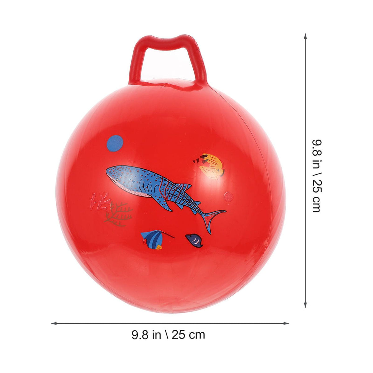 3Pcs Inflatable Hopper Balls with Handle F4248