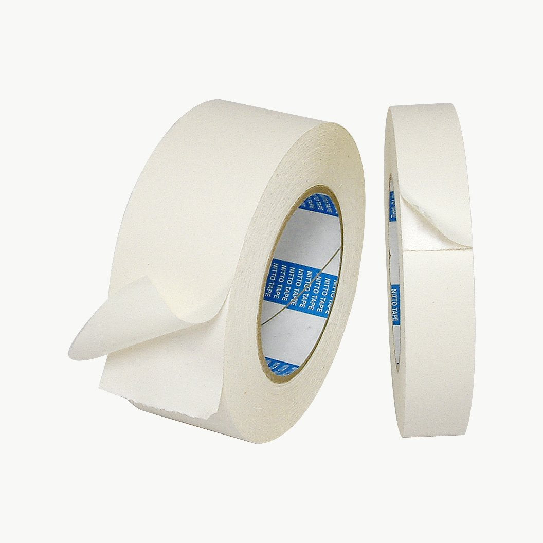 White Double Coated Cloth Carpet Tape 2 x 75 ft Q944