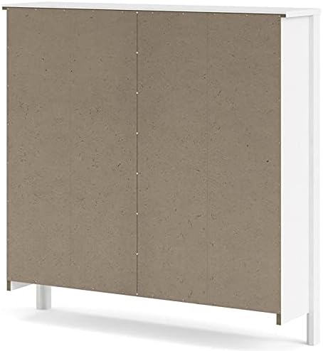 4 Drawer White Shoe Cabinet Z581876