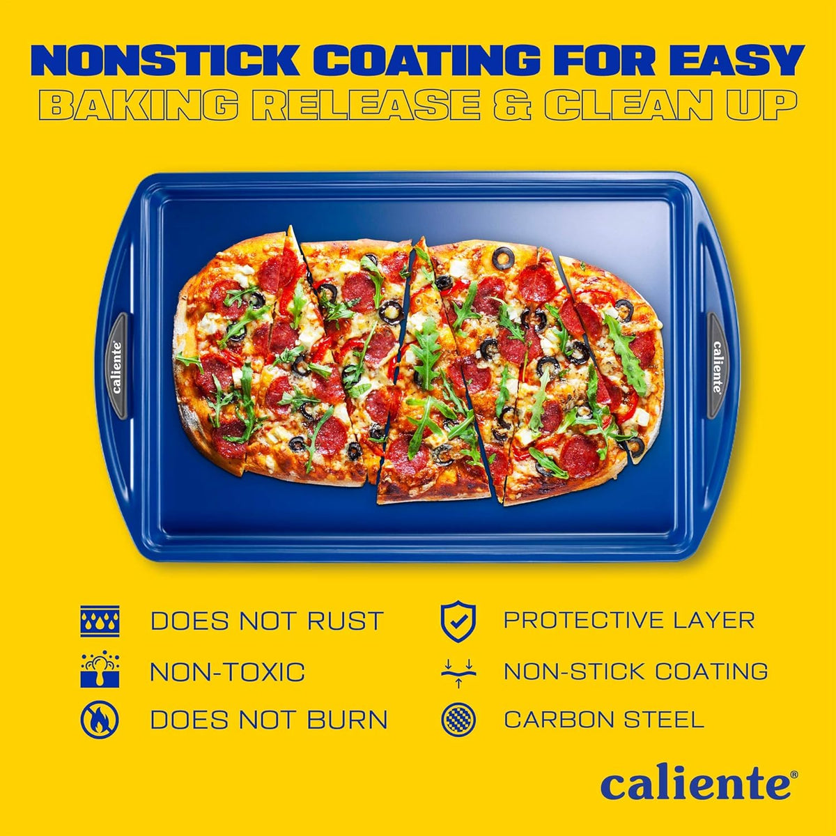 Nonstick Carbon Steel Bakeware Set of 8 X856745