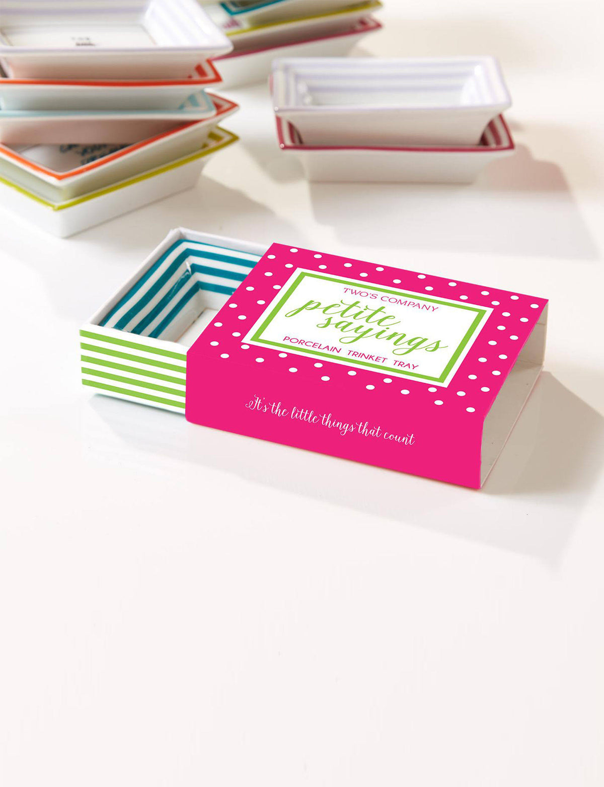 Set of 12 Trinket Trays in Gift Box O879282