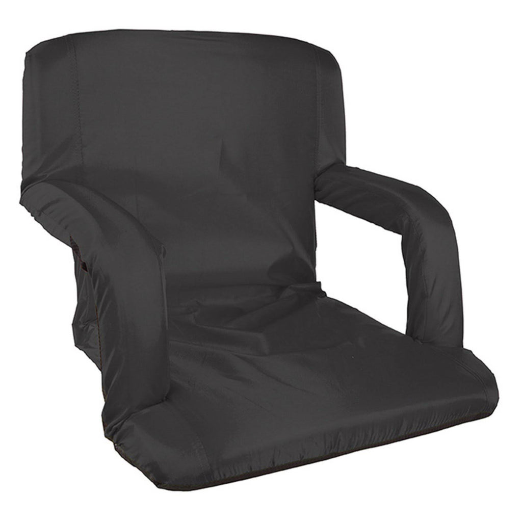 Black Padded Stadium Seat with Arms V234761