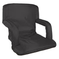 Black Padded Stadium Seat with Arms V234761