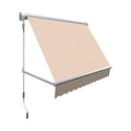 Linen Pinstripe Retractable Awning O8144
