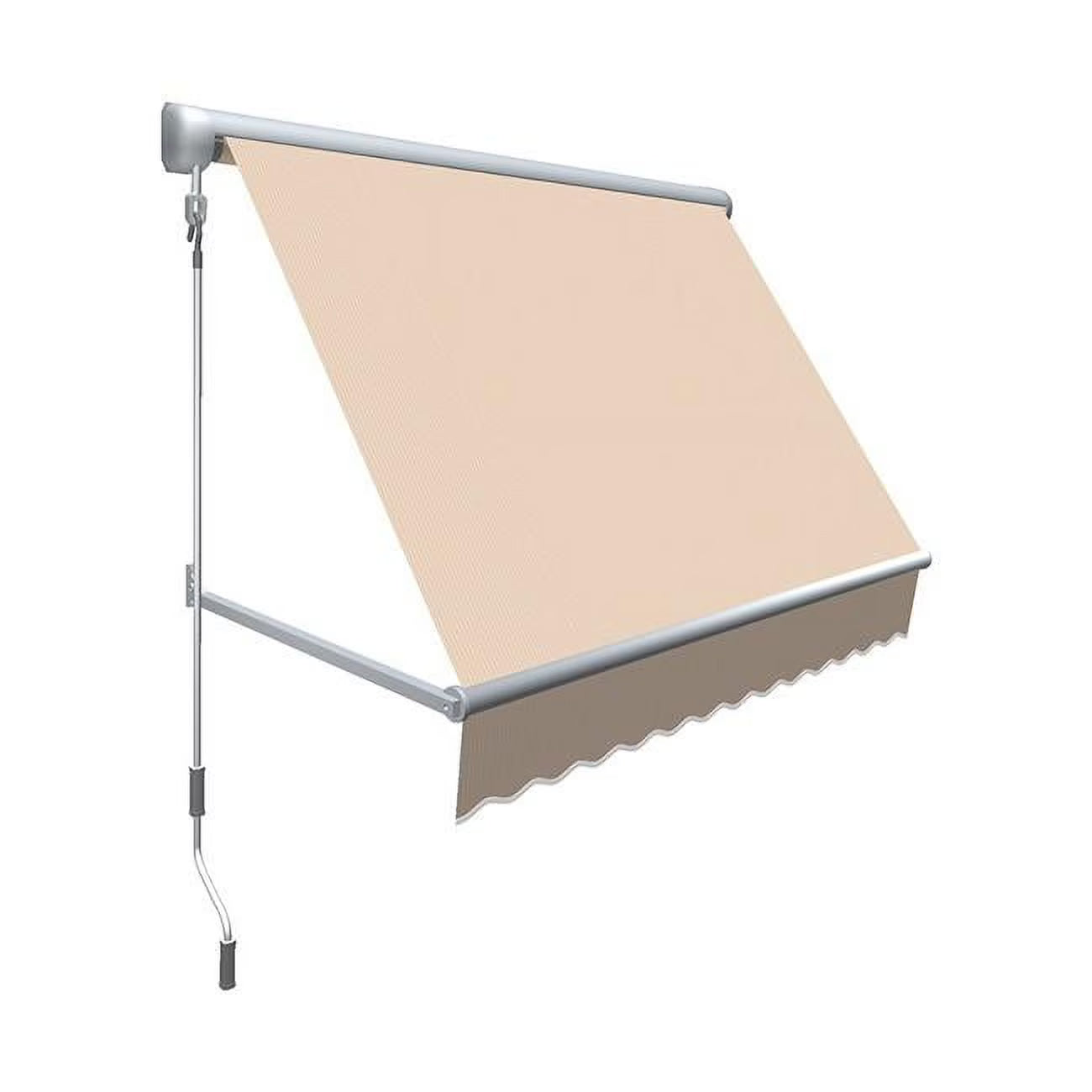 Linen Pinstripe Retractable Awning O8144