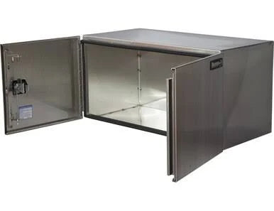 Aluminum Underbody Truck Box with Barn Door, 18x18x30 inch U7890
