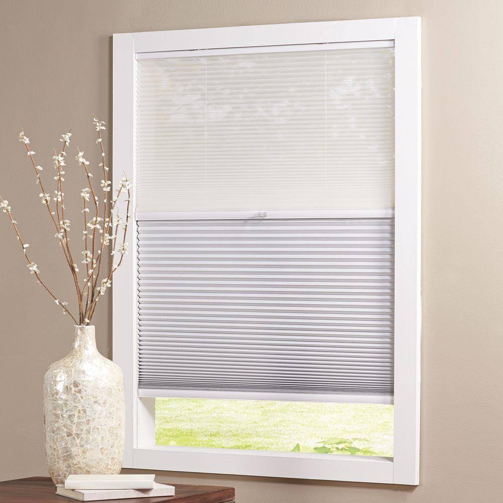 Cordless Day and Night Blackout Cellular Shade 22 in. W x 48 in. L U393101