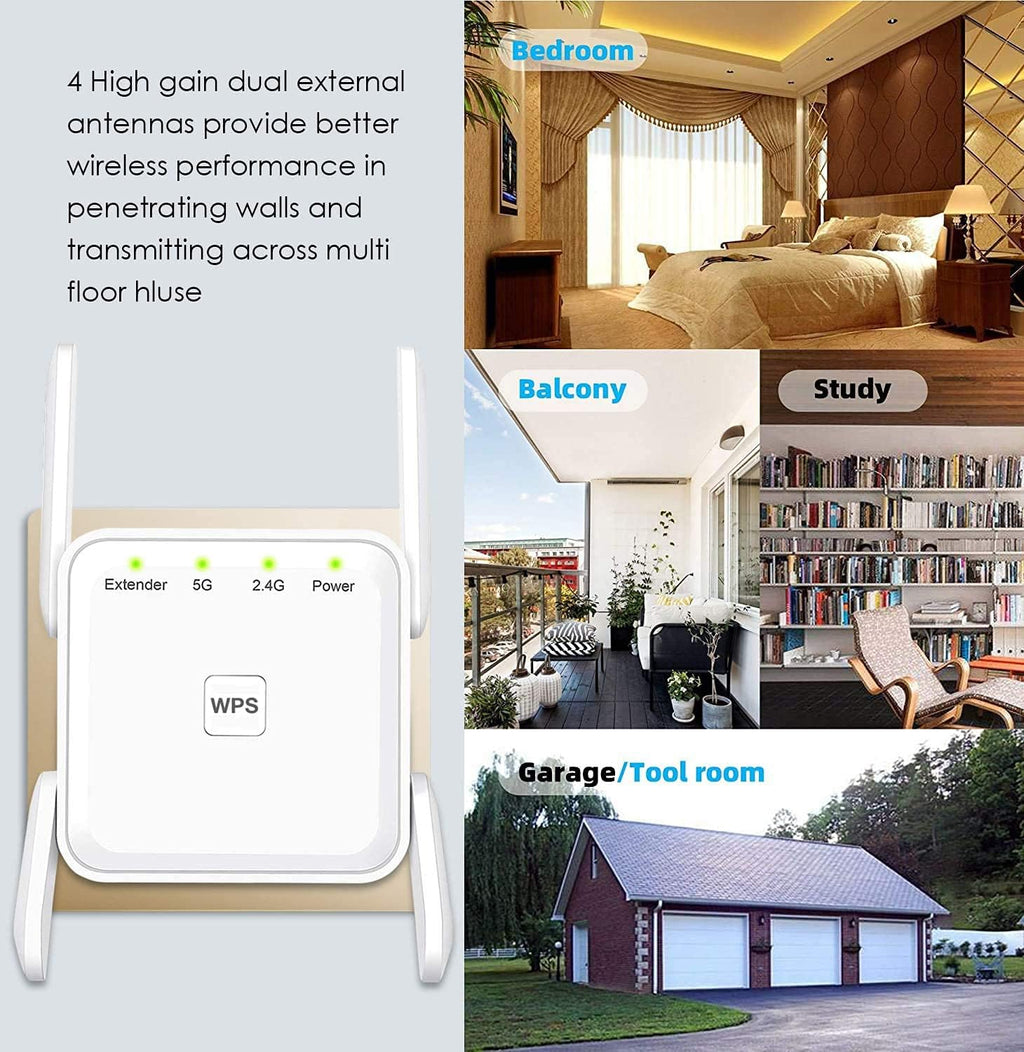 WiFi Extender 1200Mbps Pack of 2 with Ethernet Port S177283