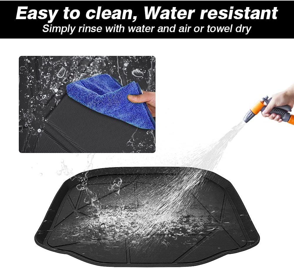 Black Non-Slip Car Cargo Mat O938378