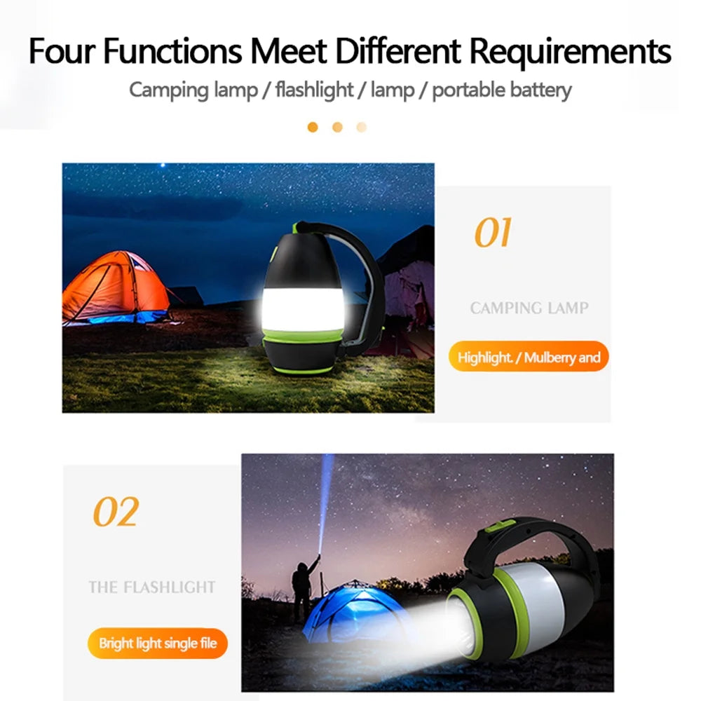 Rechargeable LED Camping Light with 5 Modes Z512