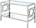 Chrome Metal Console Table P7078