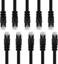 20-Pack Cat5e Ethernet Patch Cable 10 Feet Black C956