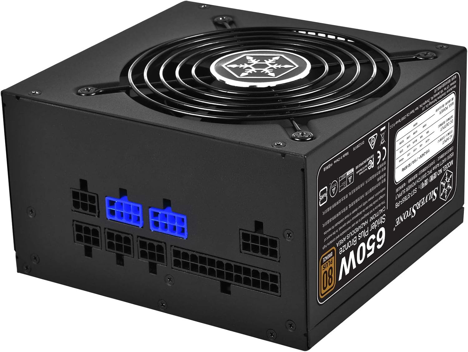650 Watt ATX Power Supply 80 Plus Bronze Modular P219022