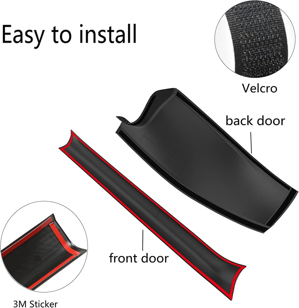 Carbon Fiber ABS Door Sill Protector (4 Pcs) A1539