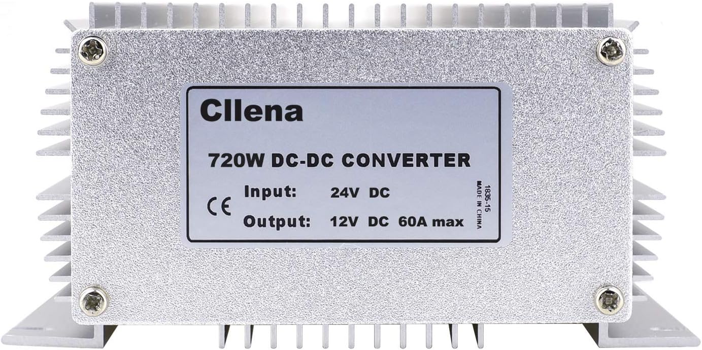 DC/DC Voltage Converter Regulator 24V Step-Down to 12V 60A 720W Waterproof O24700