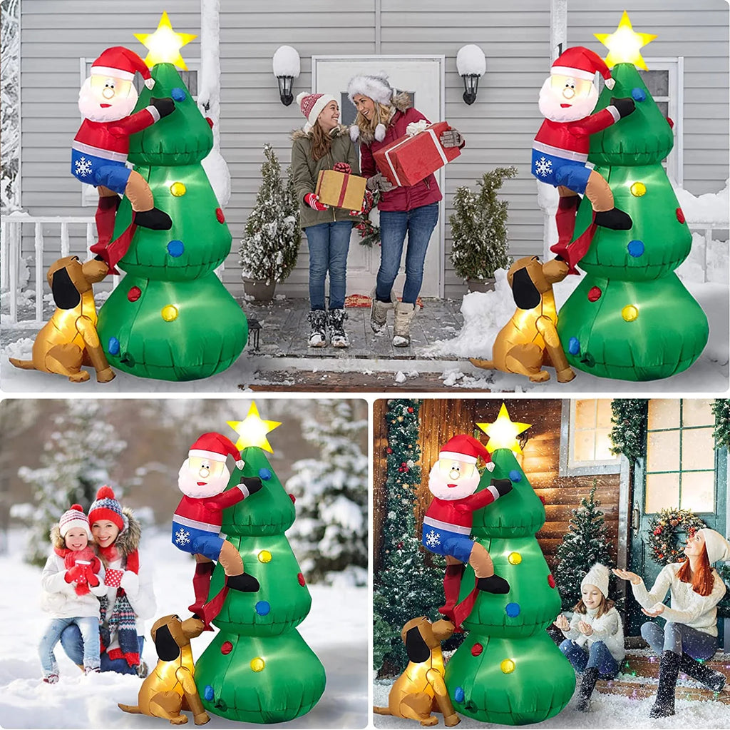 Inflatable Christmas Tree Decoration with LED Lights I2766