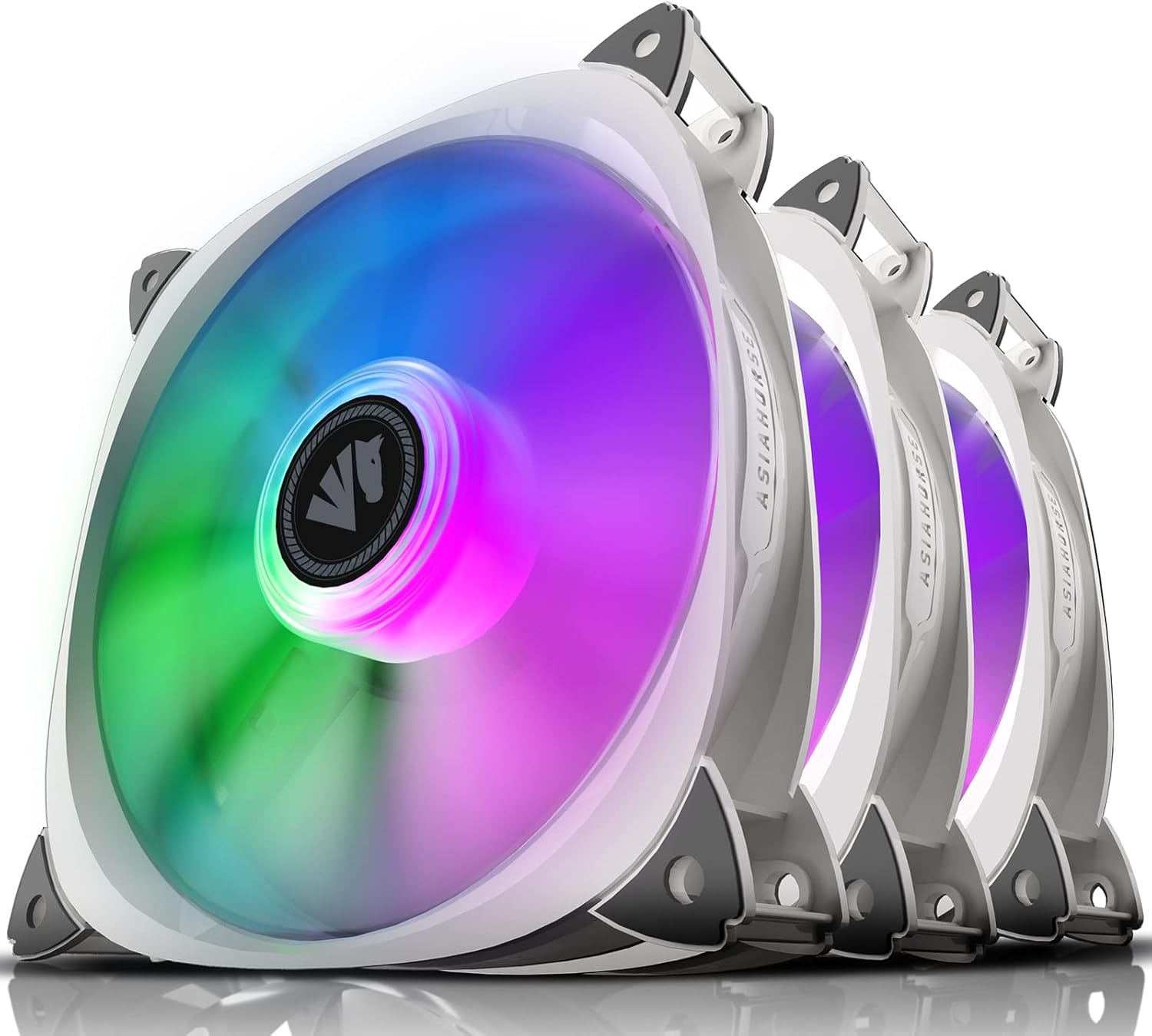 120mm White Argb Case Fans 3pack H4649