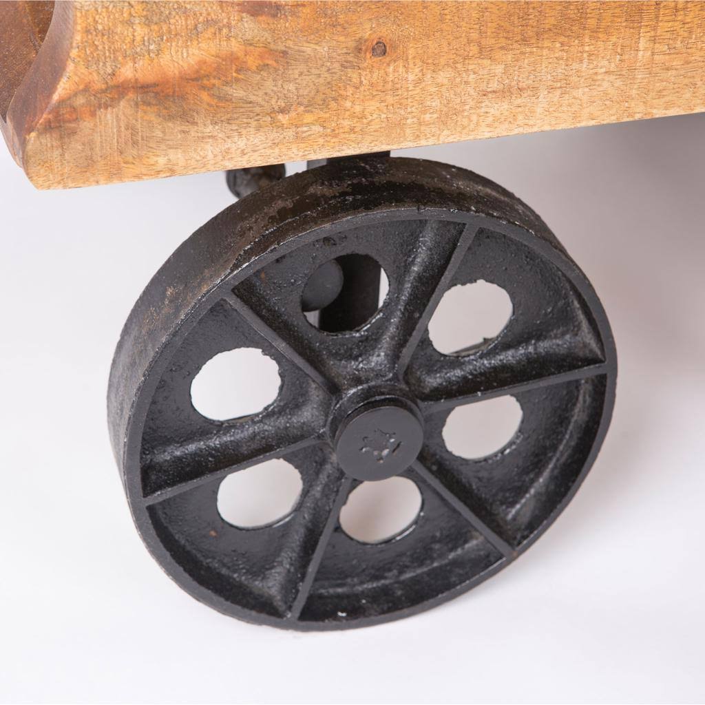 Mango Wood Cart Q120791