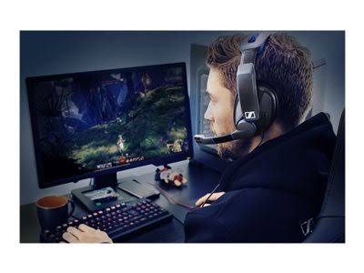 Closed Acoustic Gaming Headset - Black/Blue T64185