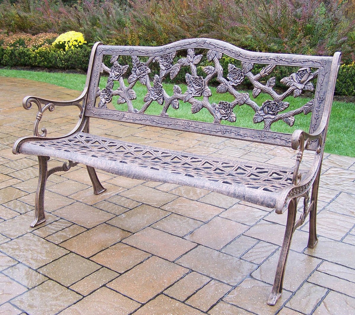 Antique Bronze Bench A879001